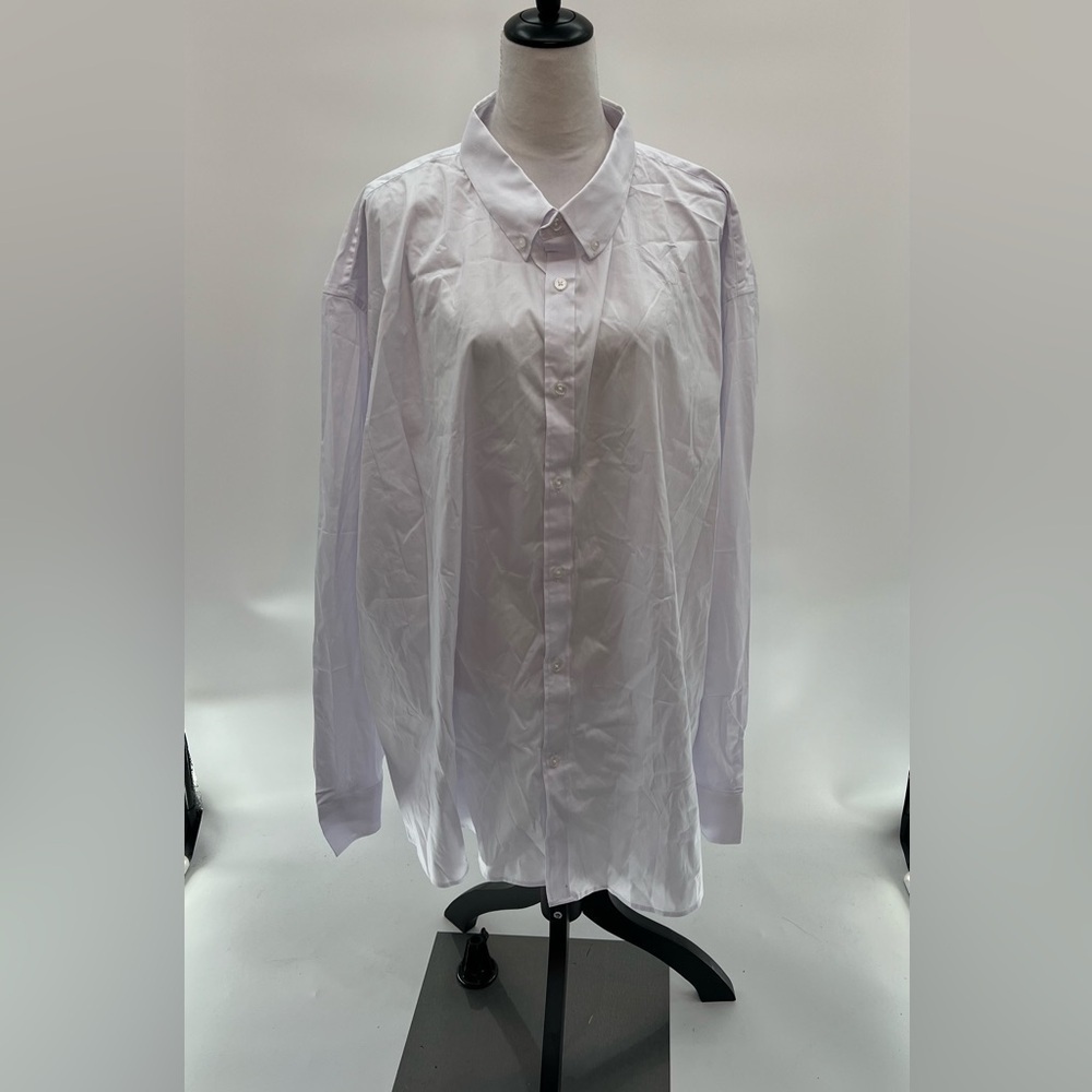 Alimens & Gentle Stain Shield Dress Shirt for Men – Slim Fit, Long Sleeve, Butto